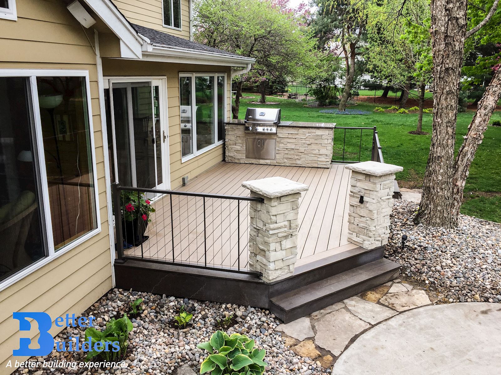 Johnston, IA Deckorators deck Project Better Builders Iowa Decks